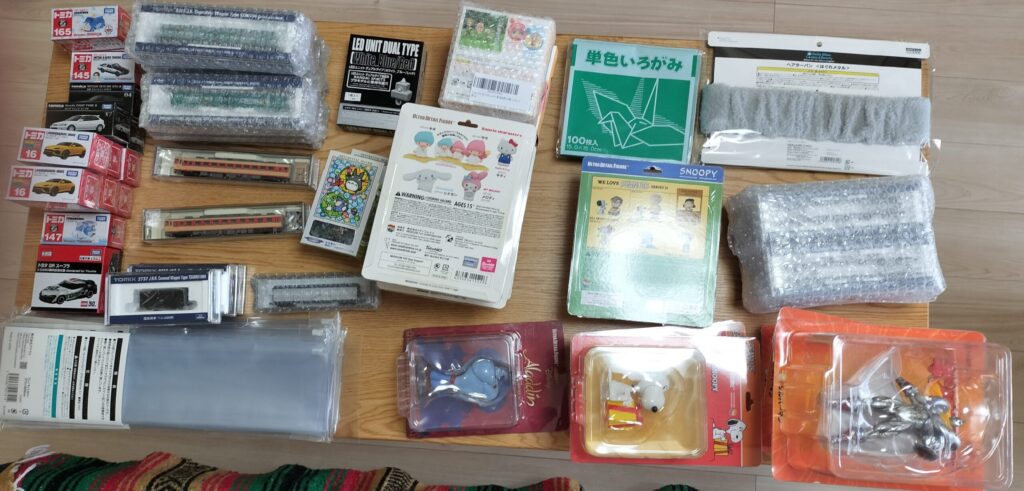 商品並べた状態